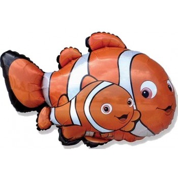 Palloncino Mylar Super Shape 68 cm. Clownfish 2