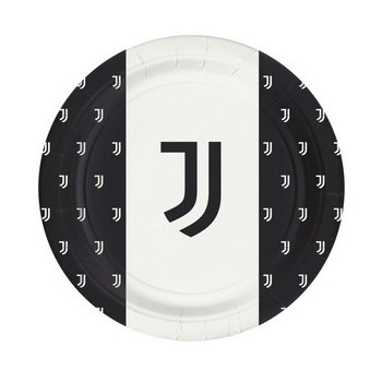 Coordinato Juventus - Piatto Carta 18 cm.- 8 pz.