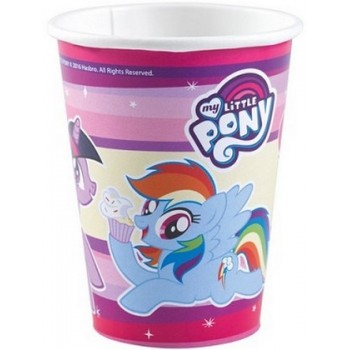 Coordinato My Little Pony - Bicchiere Plastica 200 ml. - 8 pz.