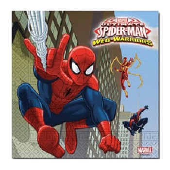 Coordinato Spider-Man - Tovagliolo 33x33 cm. - 20 pz.