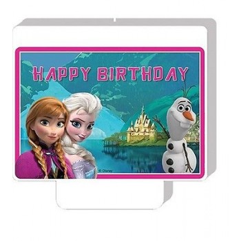 Candelina Happy Birthday Frozen 1 pz.