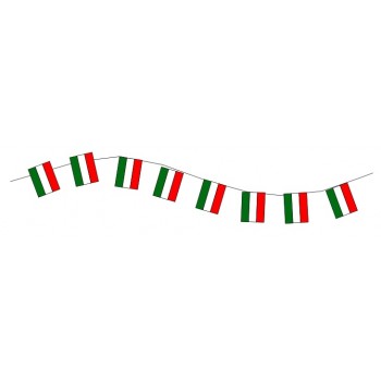 Festone Bandierine in plastica 7 mt.x 30 cm, Italia