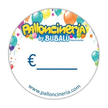 Bollino prezzi personalizzato Palloncineria - diametro 4 cm