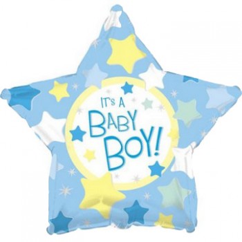 Palloncino Mylar 45 cm. Boy - It's a Boy Star 