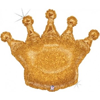 Palloncino Mylar Super Shape 91 cm. Gold Crown