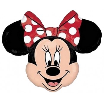 Palloncino Mylar Super Shape 60 cm. Minnie Mouse Shape Red