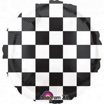 Palloncino Mylar 45 cm. Cars Checkerboard Scacchi