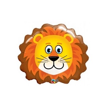Palloncino Mylar Mini Shape 35 cm. Lion Head