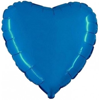 Palloncino Mylar 45 cm. Cuore Blu