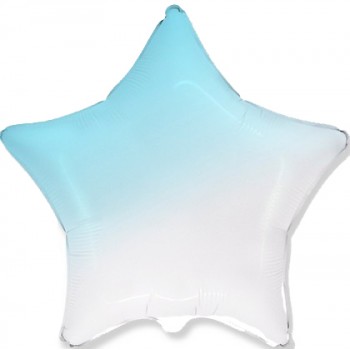 Palloncino Mylar 45 cm. S. Star Baby Gradient Blue