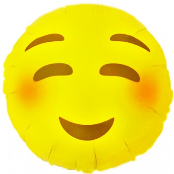 Palloncino Mylar 45 cm. Emoticon Smile Timido