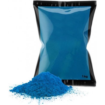 Polvere colorata blu busta da 80 gr. - 1 pz