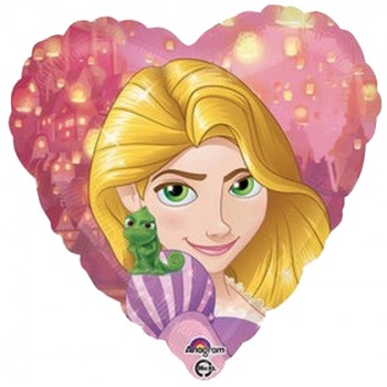 Palloncino Mylar 45 cm. Rapunzel Heart