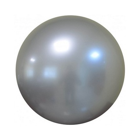 Palloncino Deco Bubble Argento Chrome 60 cm.