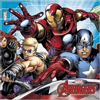 Coordinato Avengers Mighty - Tovagliolo 33x33 cm. - 20 pz.