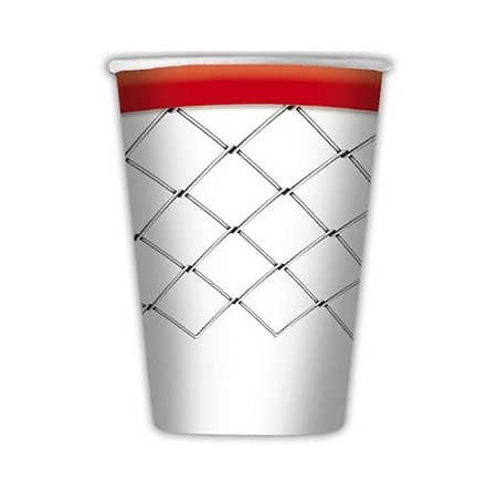 Coordinato Basket - Bicchiere Carta 200 ml. - 8 Pz.