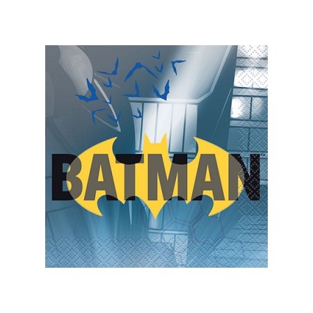 Coordinato Batman - Tovagliolo 25 x 25 cm. - 20 pz.