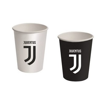 Coordinato Juventus - Bicchiere Carta 266 ml. - 8 pz.