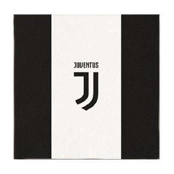 Coordinato Juventus - Tovagliolo 25x25 cm. - 18 pz.