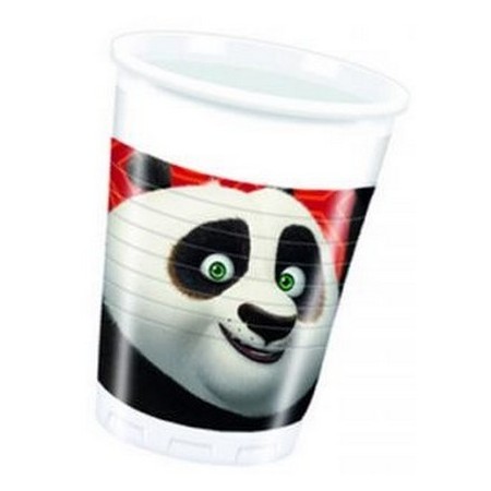 Coordinato Kung-Fu Panda - Bicchiere Plastica 200 ml. - 8 pz.