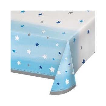 Coordinato Primo Compleanno Bimba One Little Star Girl - Tovaglia Plastica  137 x 274 cm. - 1 pz.