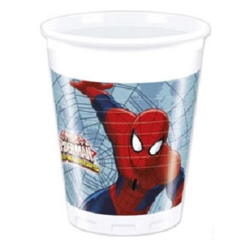 Coordinato Spider-Man - Bicchiere 200 ml. - 8 pz.