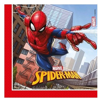 Coordinato Spider-Man - Tovagliolo 33x33 cm. - 20 pz.