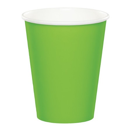 Coordinato Verde Lime - Bicchiere Carta 266 ml. - 8 pz.