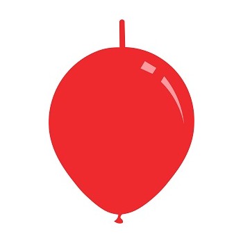 Palloncino in Lattice Link 32 cm. Rosso