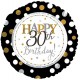 Palloncino Mylar 45 cm. 30° Age Happy Birthday