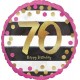 Palloncino Mylar 45 cm. 70° Pink & Gold Milestone
