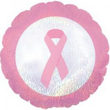 Palloncino Mylar 45 cm. Breast Cancer Dazzeloon