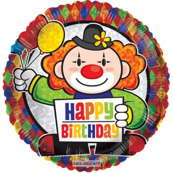 Palloncino Mylar 45 cm. Clown with Balloons