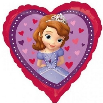 Palloncino Mylar 45 cm. Disney Princess Sofia The First Love