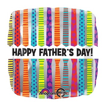 Palloncino Mylar 45 cm. Happy Father's Day Tie