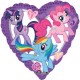 Palloncino Mylar 45 cm. My Little Pony Purple Heart  