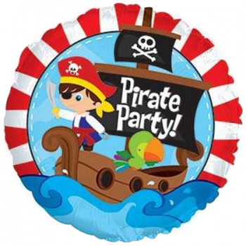 Palloncino Mylar 45 cm. Pirate Party