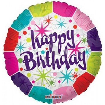 Palloncino Mylar 45 cm. R - Happy Birthday Fresh