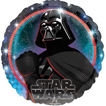 Palloncino Mylar 45 cm. Star Wars Galaxy Darth Vader