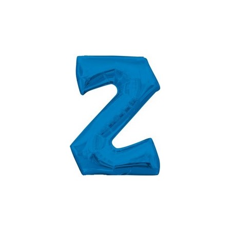 Palloncino Mylar Lettera Z Media - 40 cm. Blu Anagram