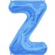 Palloncino Mylar Lettera Z Media - 41 cm. Blu