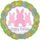 Palloncino Mylar Mini Shape 22 cm. Easter 3 Bunny Backs