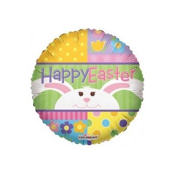 Palloncino Mylar Mini Shape 22 cm. Easter Peek-A-Boo Bunny