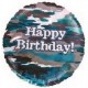 Palloncino Mylar Mini Shape 22 cm. Happy Birthday Camouflage militare