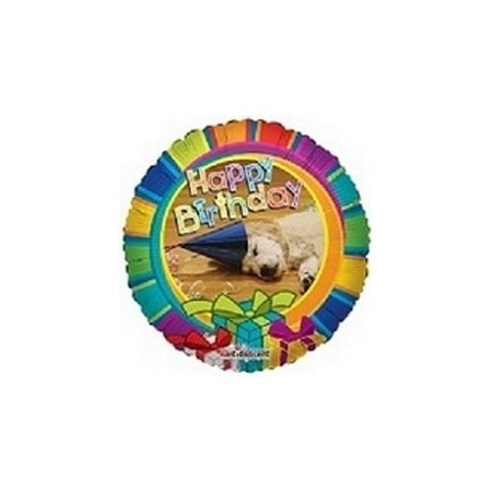 Palloncino Mylar Mini Shape 22 cm. Happy Birthday Dog
