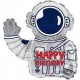 Palloncino Mylar Mini Shape 35 cm. Birthday Astronaut
