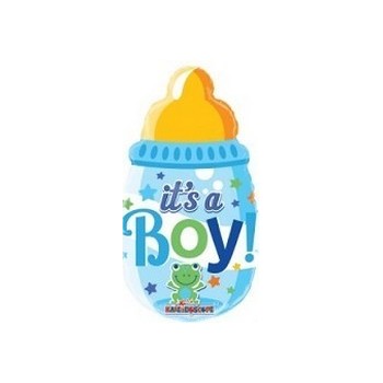 Palloncino Mylar Mini Shape 35 cm. Boy - Baby Bottle Boy
