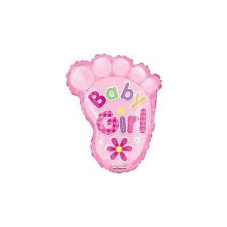 Palloncino Mylar Mini Shape 35 cm. Girl - Baby Girl Foot