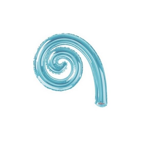 Palloncino Mylar Mini Shape 35 cm. Spirale Azzurra