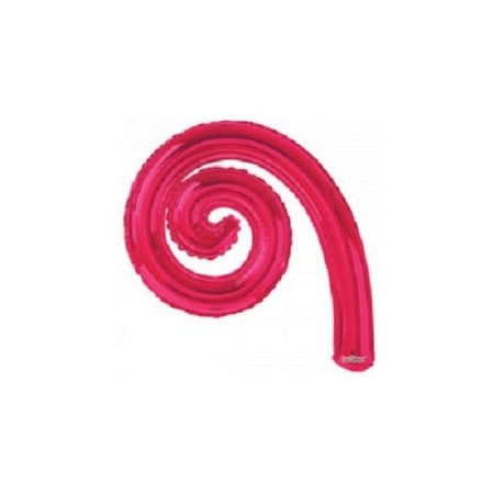 Palloncino Mylar Mini Shape 35 cm. Spirale Corallo